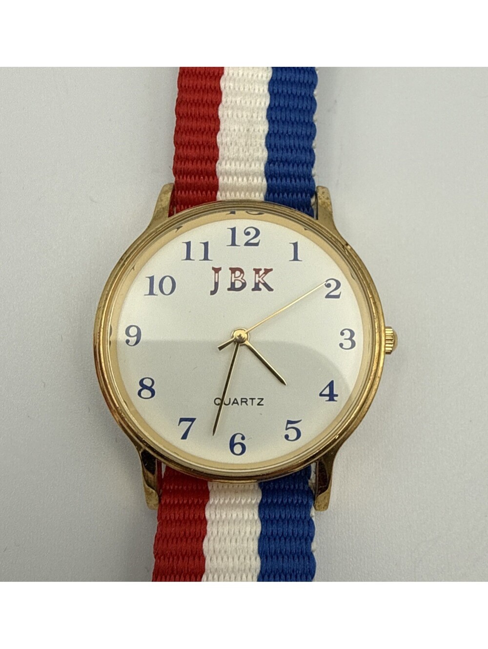 JBK Camrose & Kross Jacqueline Kennedy Patriotic Watch with NATO Strap Seiko
